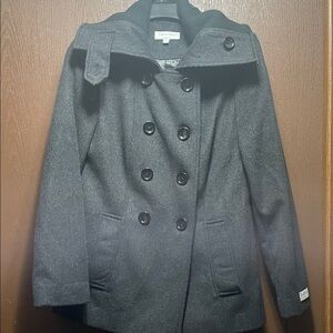 Calvin Klein Charcoal wool coat